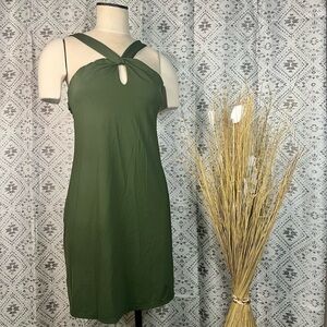 Athleta Kiki Swim Beach Green Dress